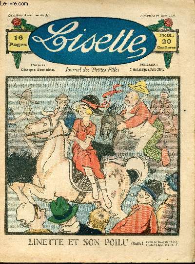 Lisette - n 36 - 19 mars 1922 - La petite maman par Breville - ...