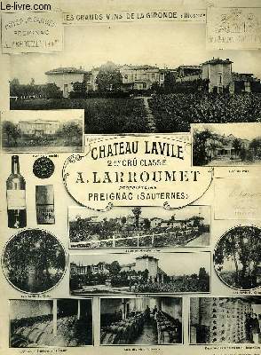 Les grands vins de la Gironde, illustrs. Chteau Laville