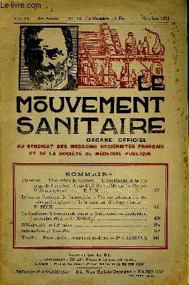 Le Mouvement Sanitaire. N102