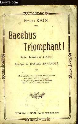 Bacchus Triomphant !