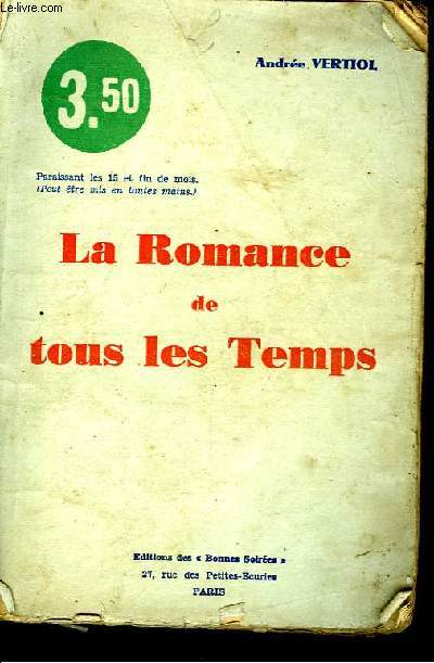 La Romance de tous les Temps.