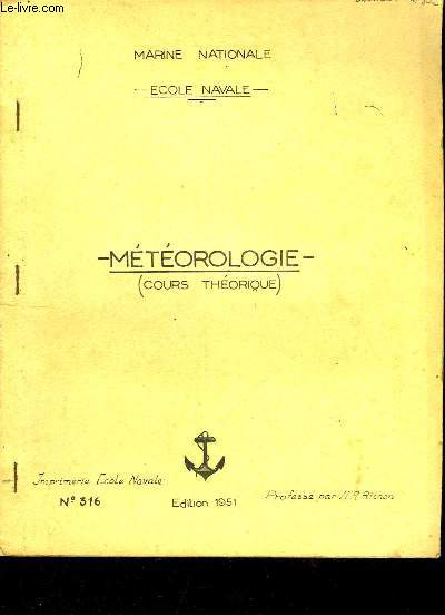 Mtorologie (Cours Thorique)