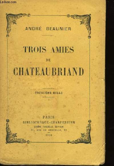 Trois Amies de Chateaubriand