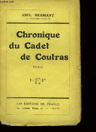 Chronique du Cadet de Coutras.