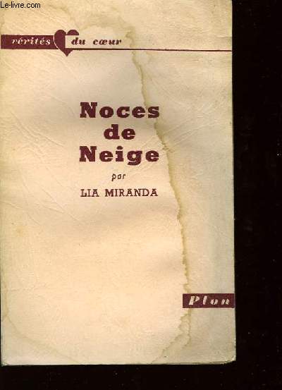Noces de Neige.