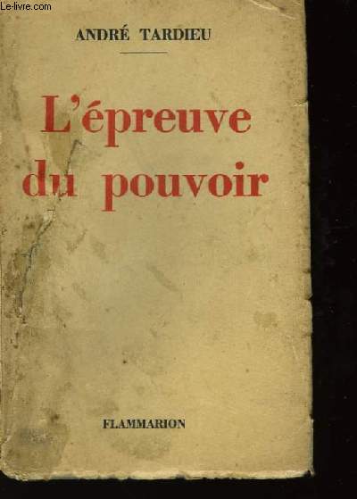 L'preuve du pouvoir.