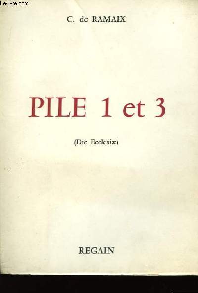 Pile 1 et 3 (Dis Ecclesiae)