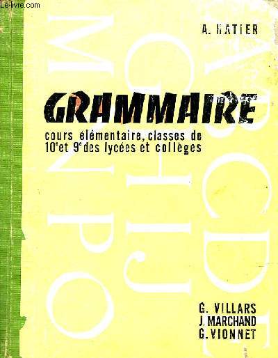 Grammaire.