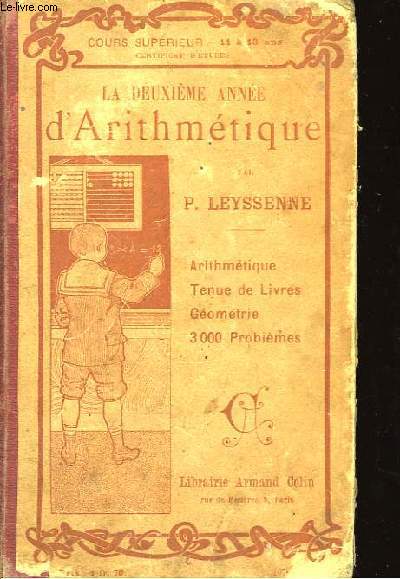 La deuxime anne d'arithmtique