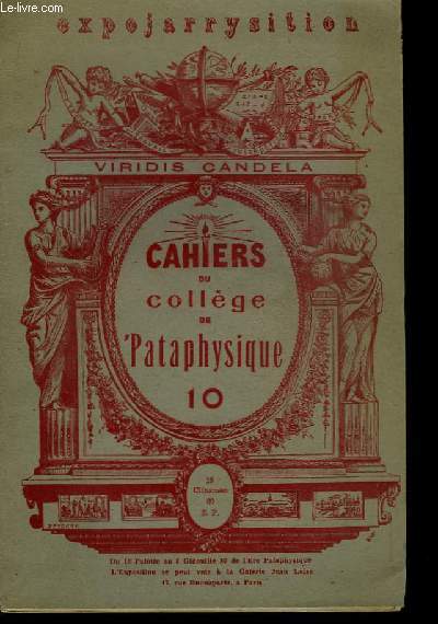 Cahiers du Collge de Pataphysique N10 : Exposition Jarry.