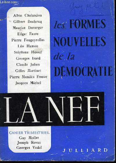 La Nef N6 : Les Formes Nouvelles de la Dmocratie.