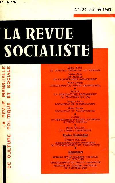 La Revue Socialiste N185