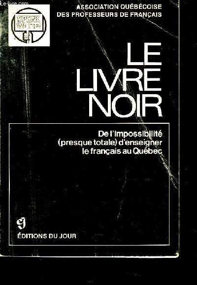 Le Livre Noir.