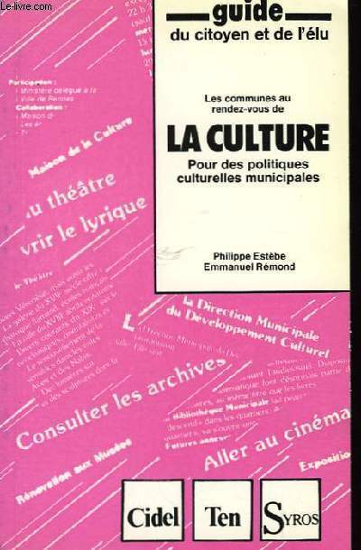 Les communes au Rendez-Vous de la Culture, pour des politiques municipales.