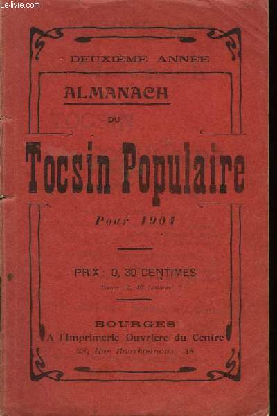 Almanach du Tocsin Populaire pour 1904