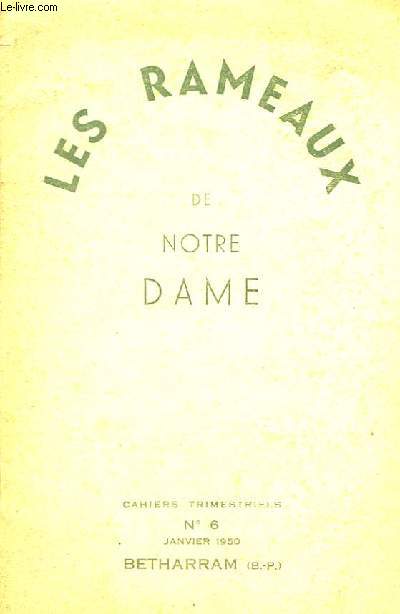 Les Rameaux de Notre-Dame N6