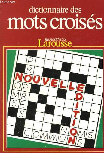 Dictionnaire des Mots croiss.