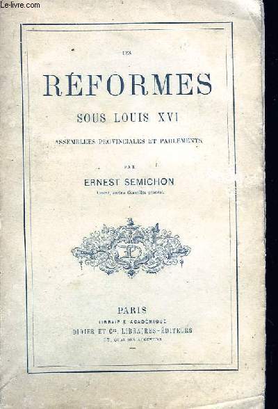 Les Rformes sous Louis XVI.
