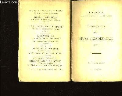 Tribulations d'une Muse Acadmique - 1865