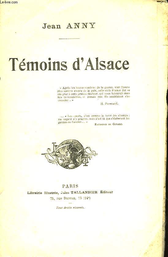 Tmoins d'Alsace