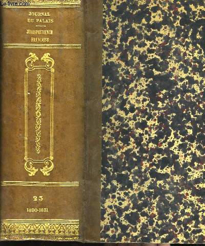 Journal du Palais. TOME 23 : 1830 - 1831.