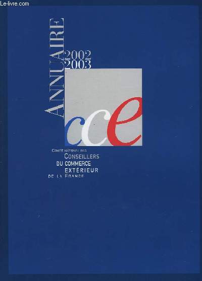 Annuaire 2002 - 2003