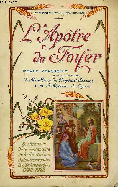 L'Aptre du Foyer. N8 et 9, 28me dition