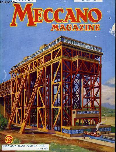 Meccano Magazine. Vol. XIII N1 : Ascenseur gant pour bateaux