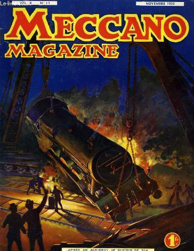 Meccano Magazine. Vol. X; n11 : Grue de dpannage