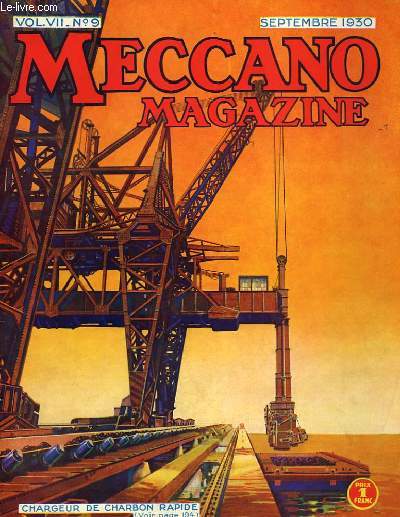 Meccano Magazine. Vol. VII n9 : chargeur de charbon rapide.