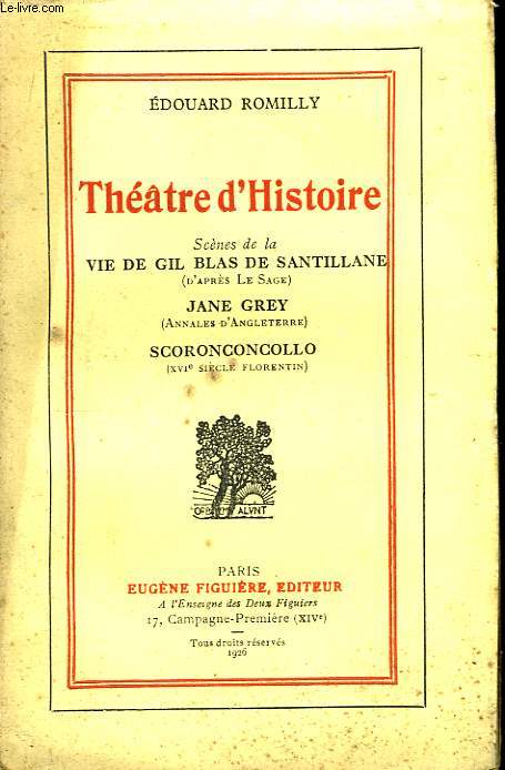 Thtre d'Histoire. TOME II