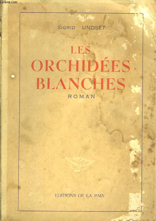 Les orchides blanches.