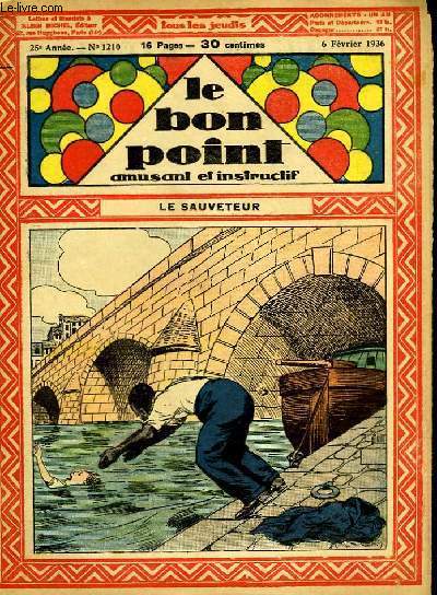 Le bon point, amusante et instructif. 25me anne, n1210 : Le sauveteur.