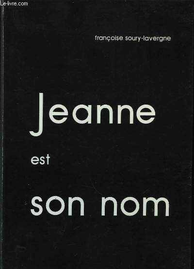 Jeanne est son nom