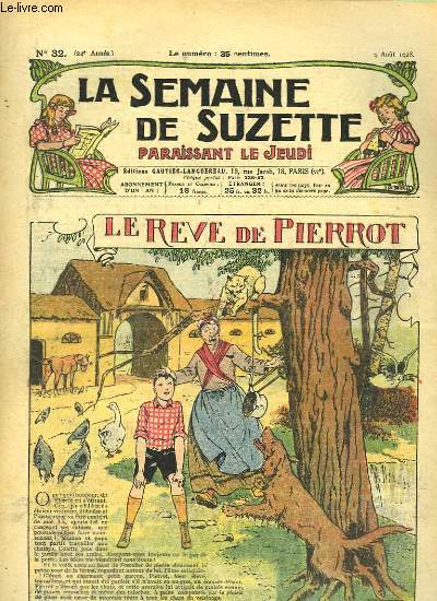 La Semaine de Suzette n32 : Le rve de Pierrot.