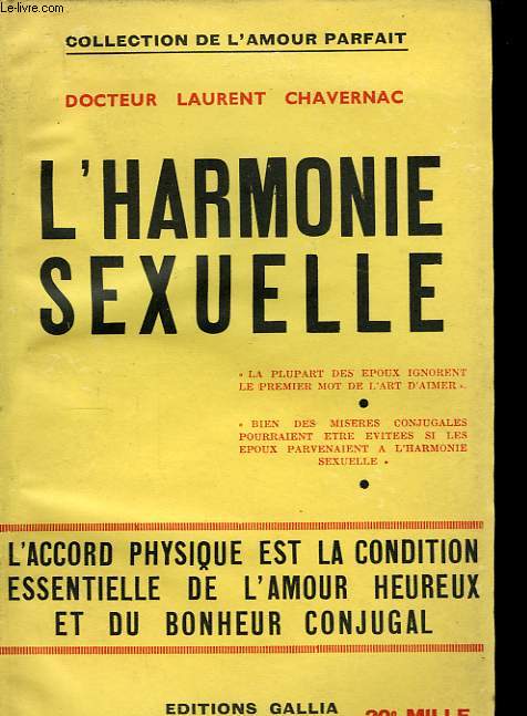 L'Harmonie Sexuelle.