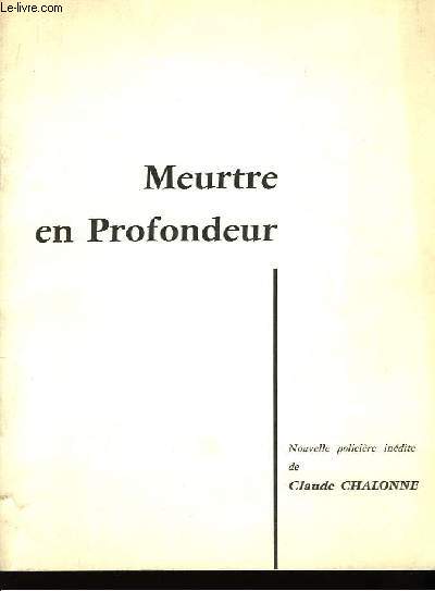 Meurtre en Profondeur.