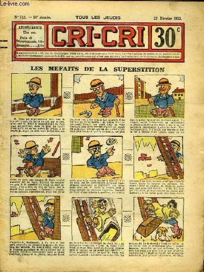 Cri-Cri n752, 16me anne : Les mfaits de la superstition