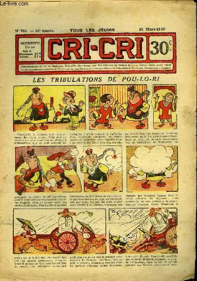 Cri-Cri n704, 15me anne : Les tribulations de Pou-lo-ri