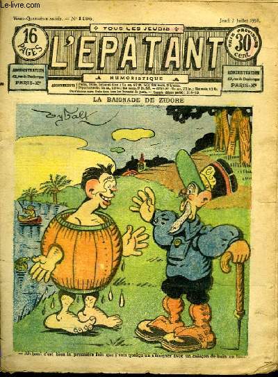 L'Epatant n1196, 24me anne : La baignade de Zidore