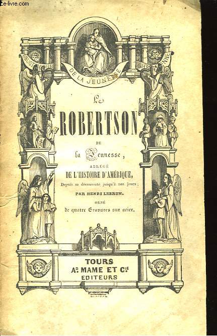 Le Robertson de la Jeunesse. Abrg de l'Histoire d'Amrique.