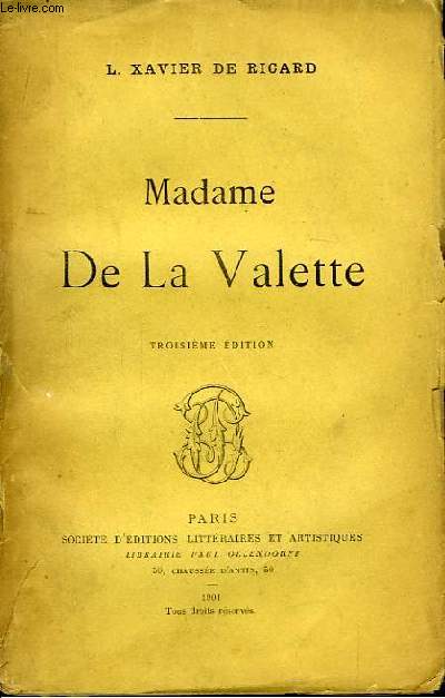 Madame De La Valette.