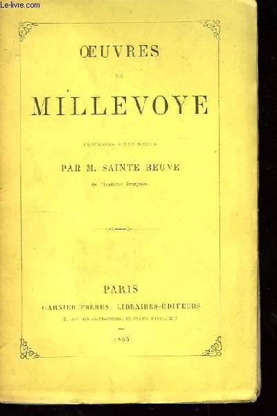 Oeuvres de Millevoye