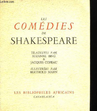 Les Comdies de Shakespeare