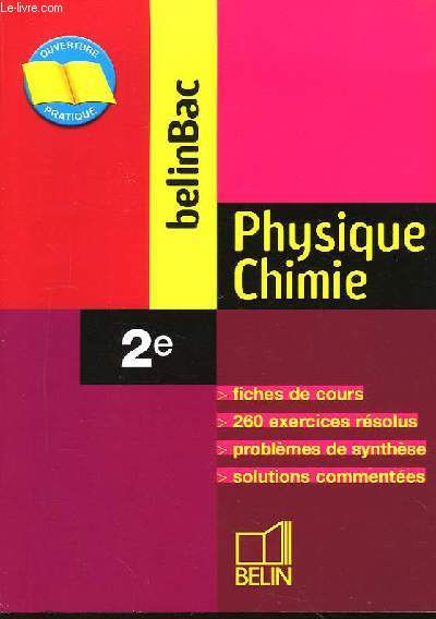 BelinBac Physique Chimie 2nde