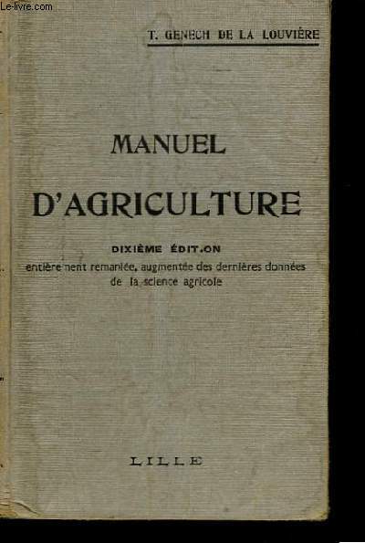 Manuel d'Agriculteur.