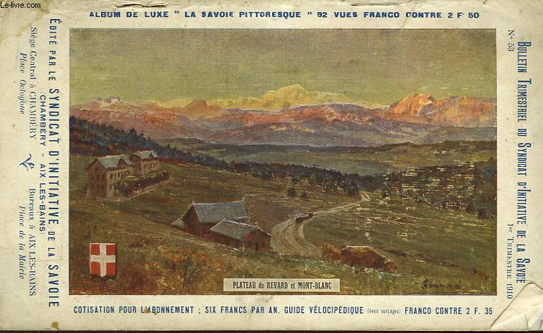 Bulletin n53. La Savoie Pittoresque.