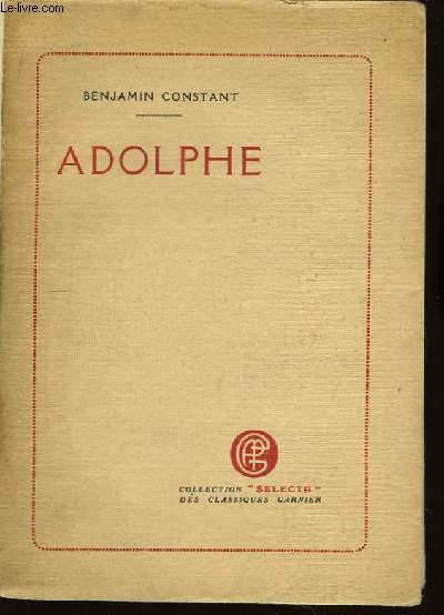 Adolphe.