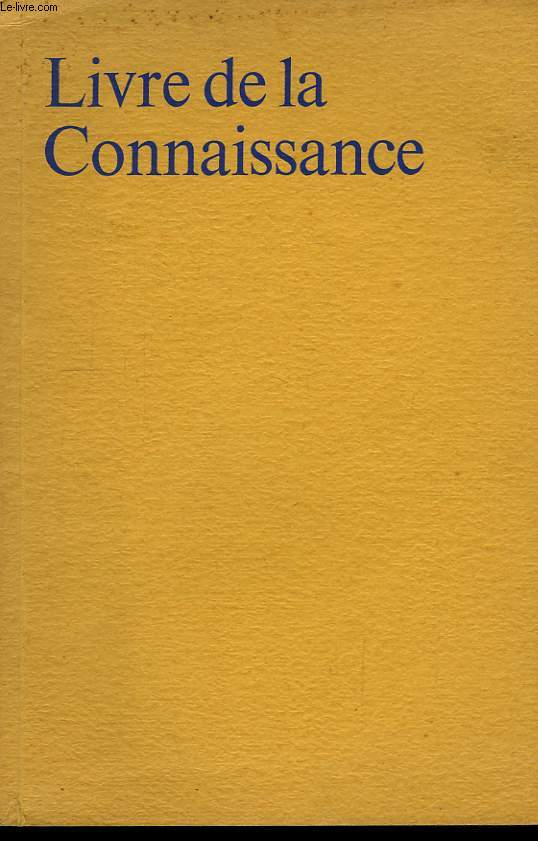 Livre de la Connaissance.