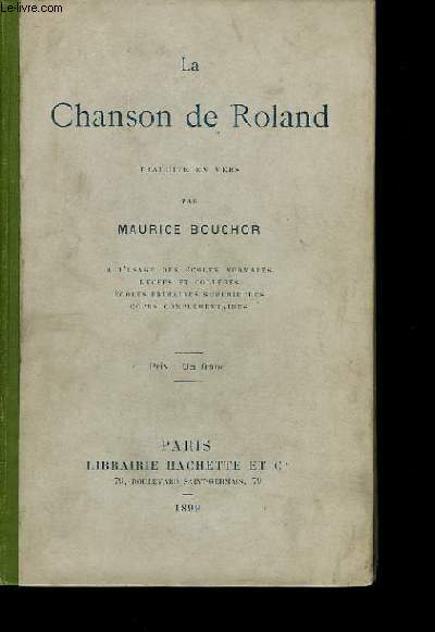 La Chanson de Roland.